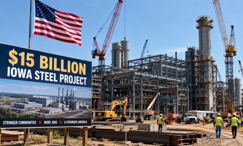  Billion Iowa Steel Project Could Create Thousands of U.S. Jobs