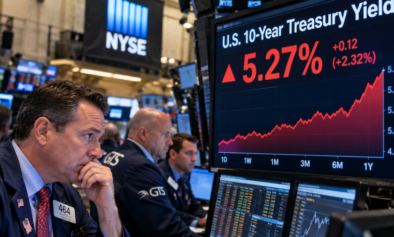 Global Bond Market Selloff Pushes U.S. Treasury Yields Above 5%